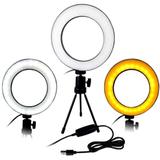 Ring Light 16 CM Portátil + Tripe 15 cm - RL16CM yOUTUBER - Domefloat